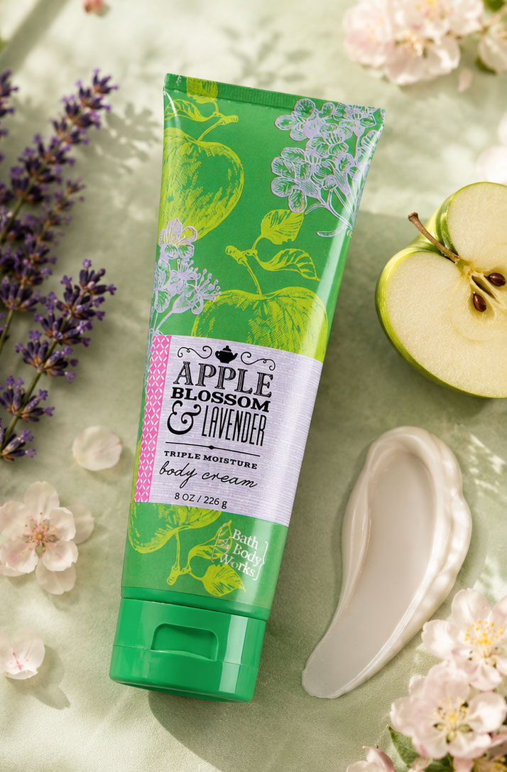 کرم بدن Apple Blossom Lavender